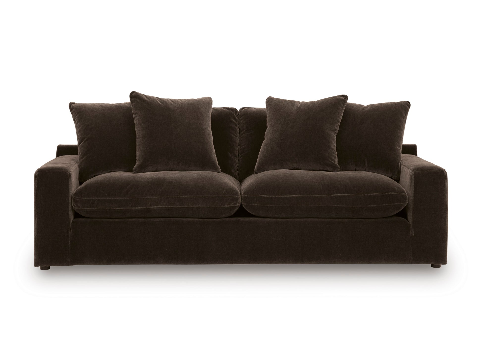 Maxton Heights Sofa Dark Brown