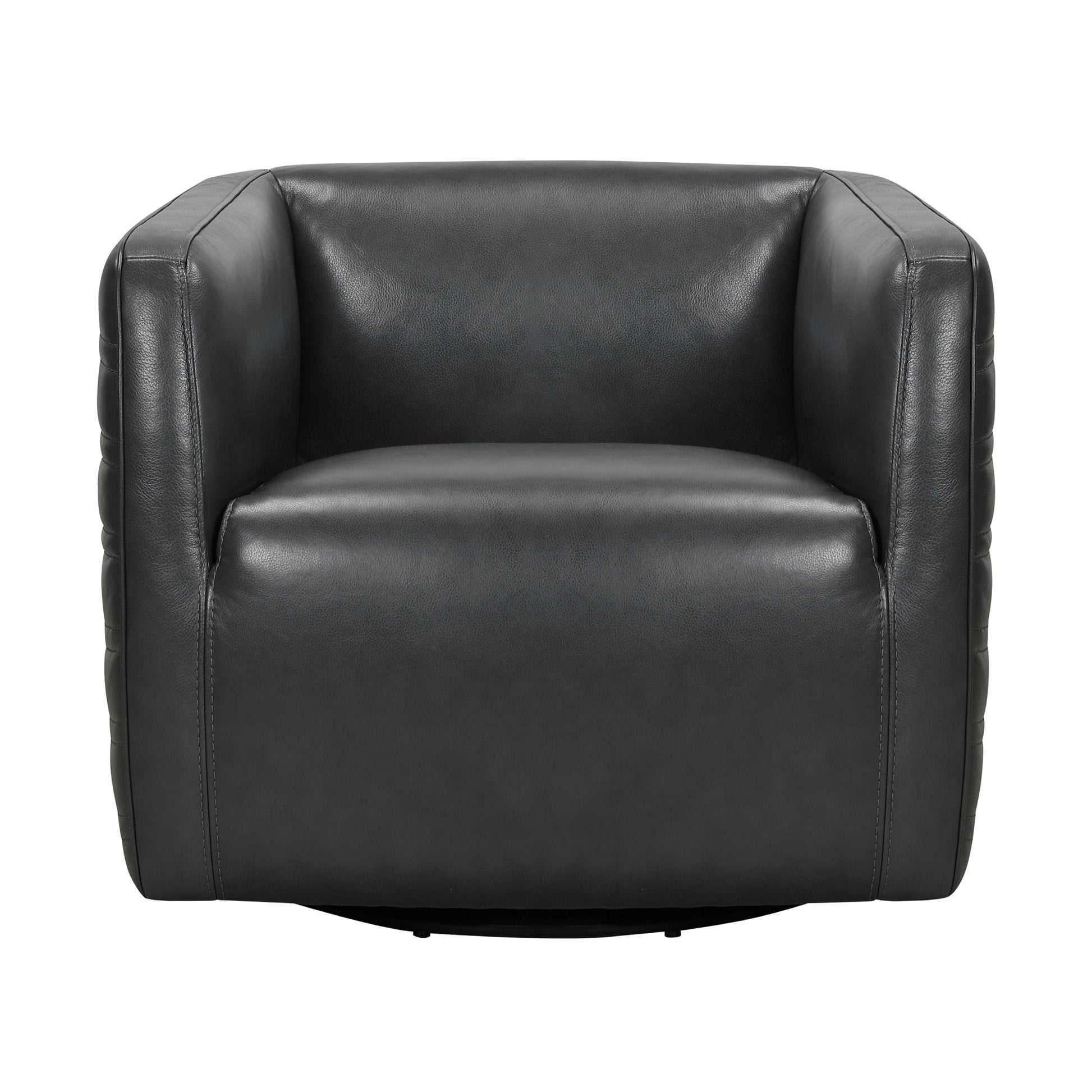 Melanie Leather Swivel Chair