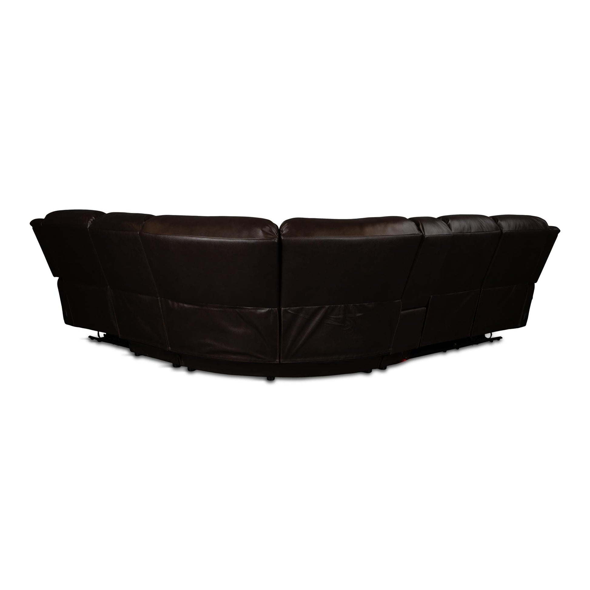 Edward Leather 6-Piece Power Reclining Sectional