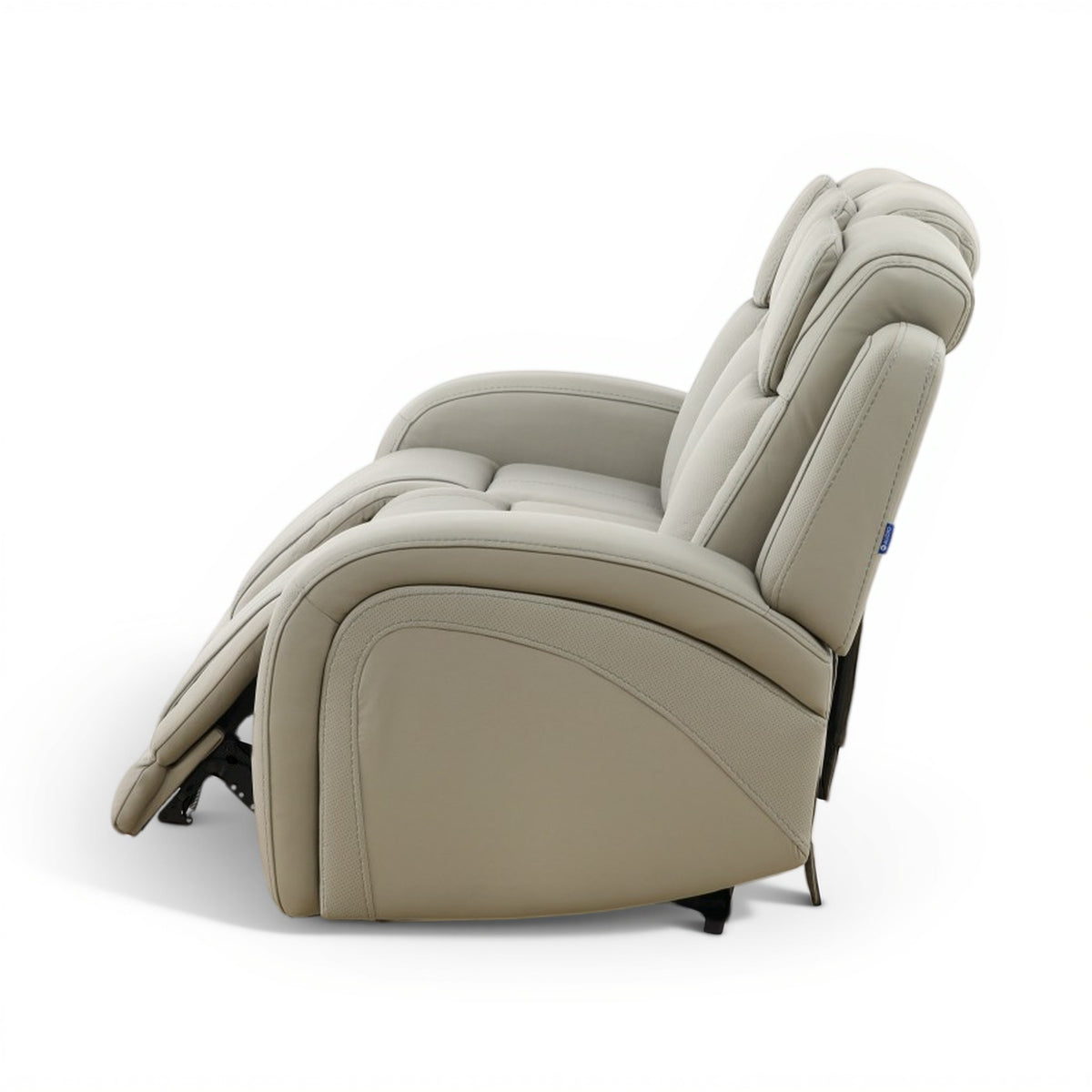Phoenix Leather Power Reclining Sofa with Drop-Down Table
