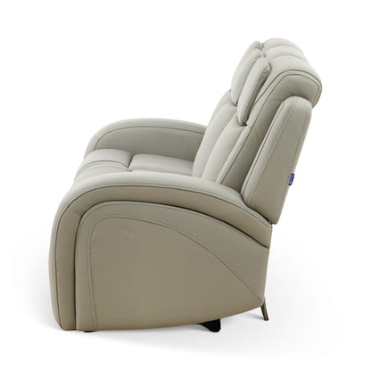 Phoenix Leather Power Reclining Sofa with Drop-Down Table