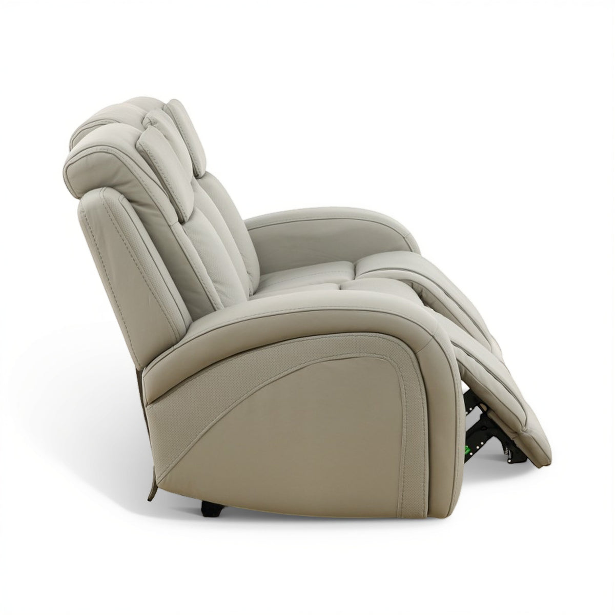 Phoenix Leather Power Reclining Sofa with Drop-Down Table