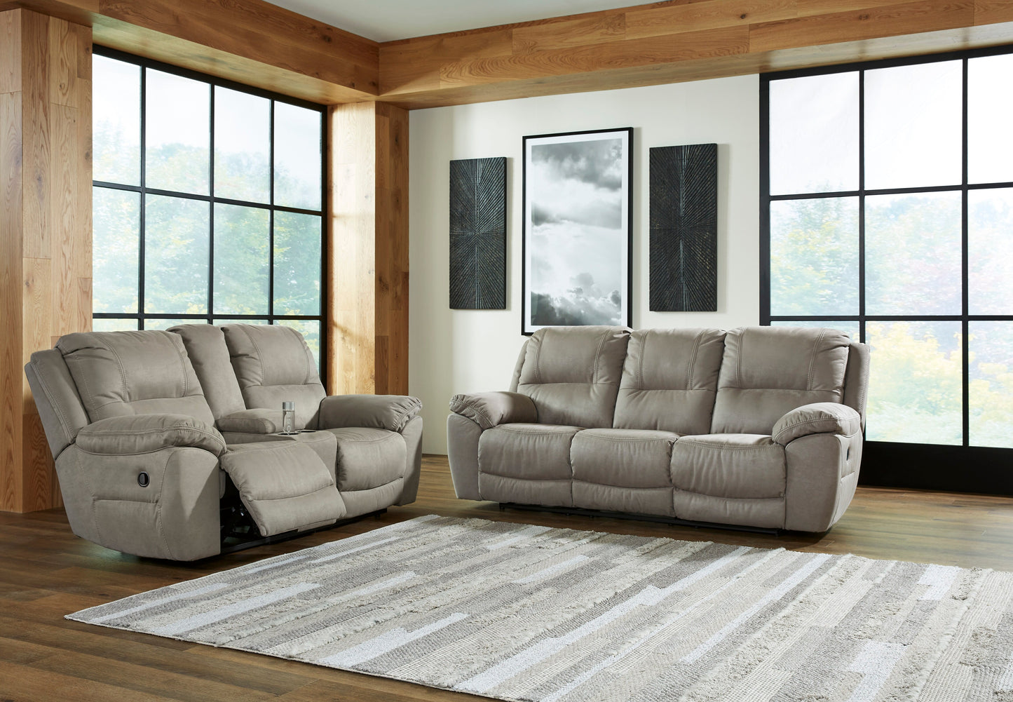 Next-Gen Gaucho Reclining Loveseat with Console