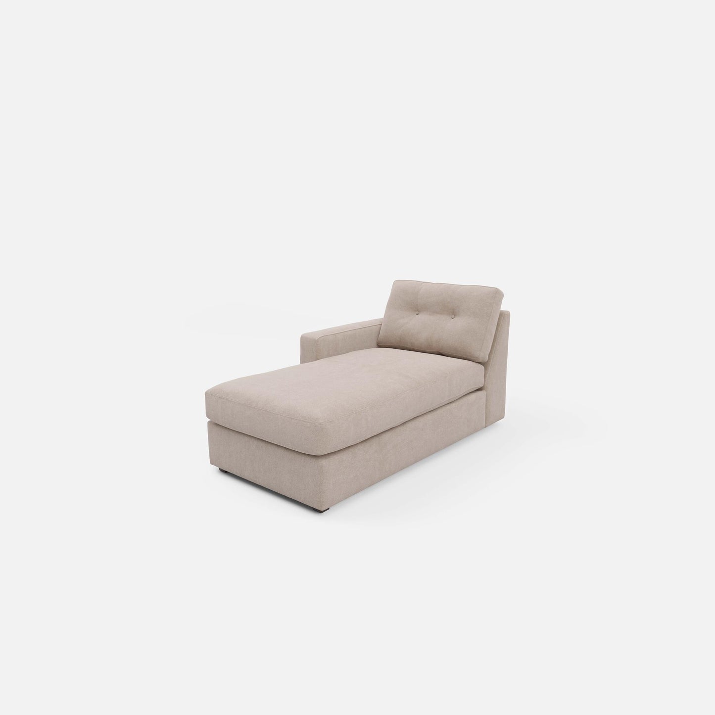 Modular One Left Arm Facing Chaise - Stone