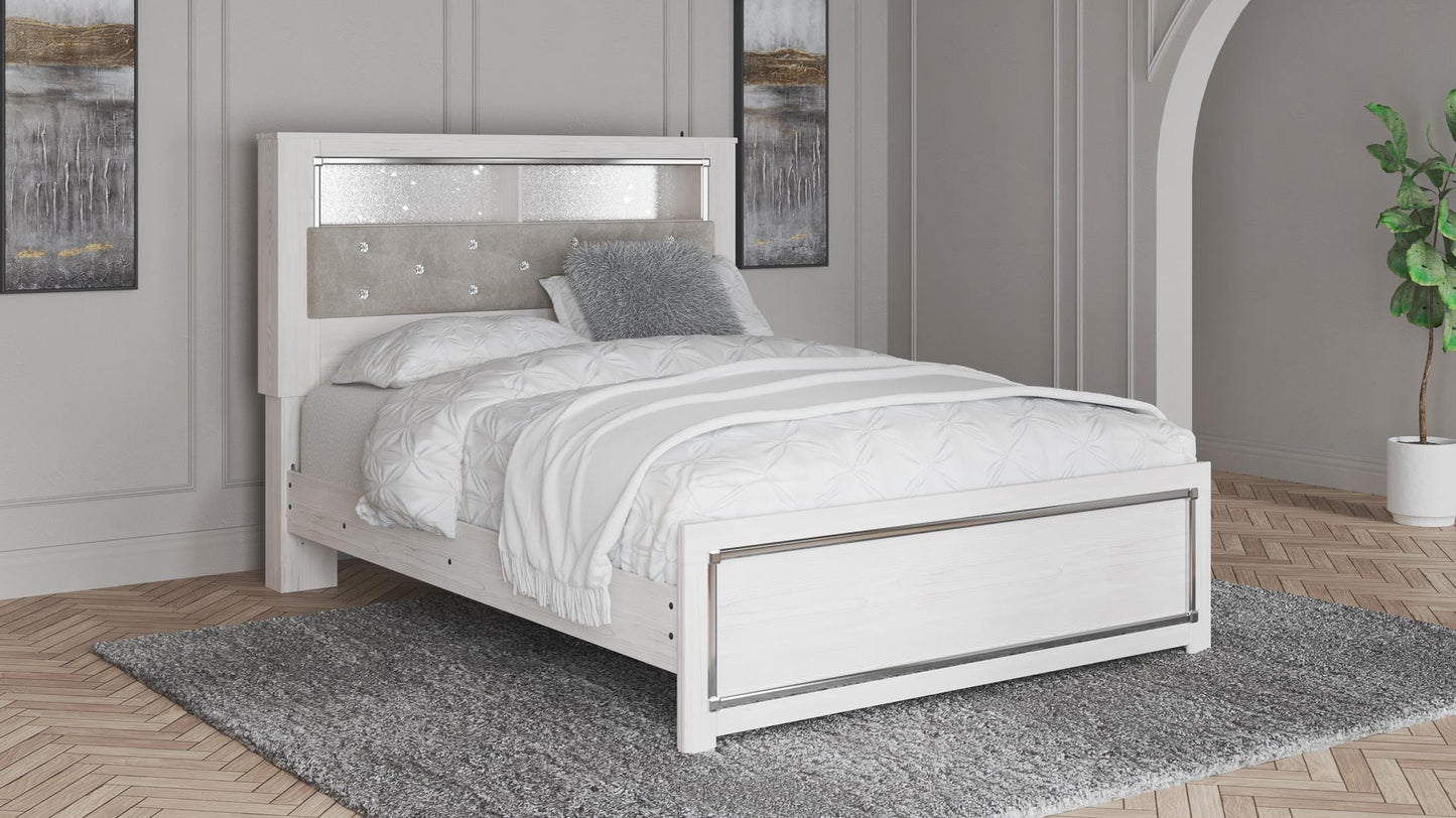 Altyra King Panel Bookcase Bed