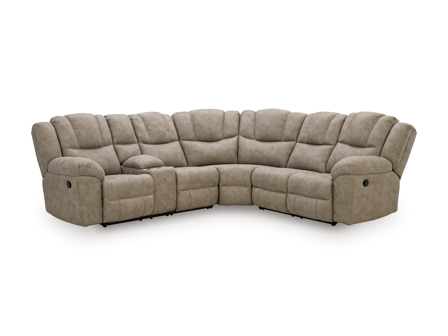 Ravenswaye 3-Piece Reclining Sectional with Console Left-Facing