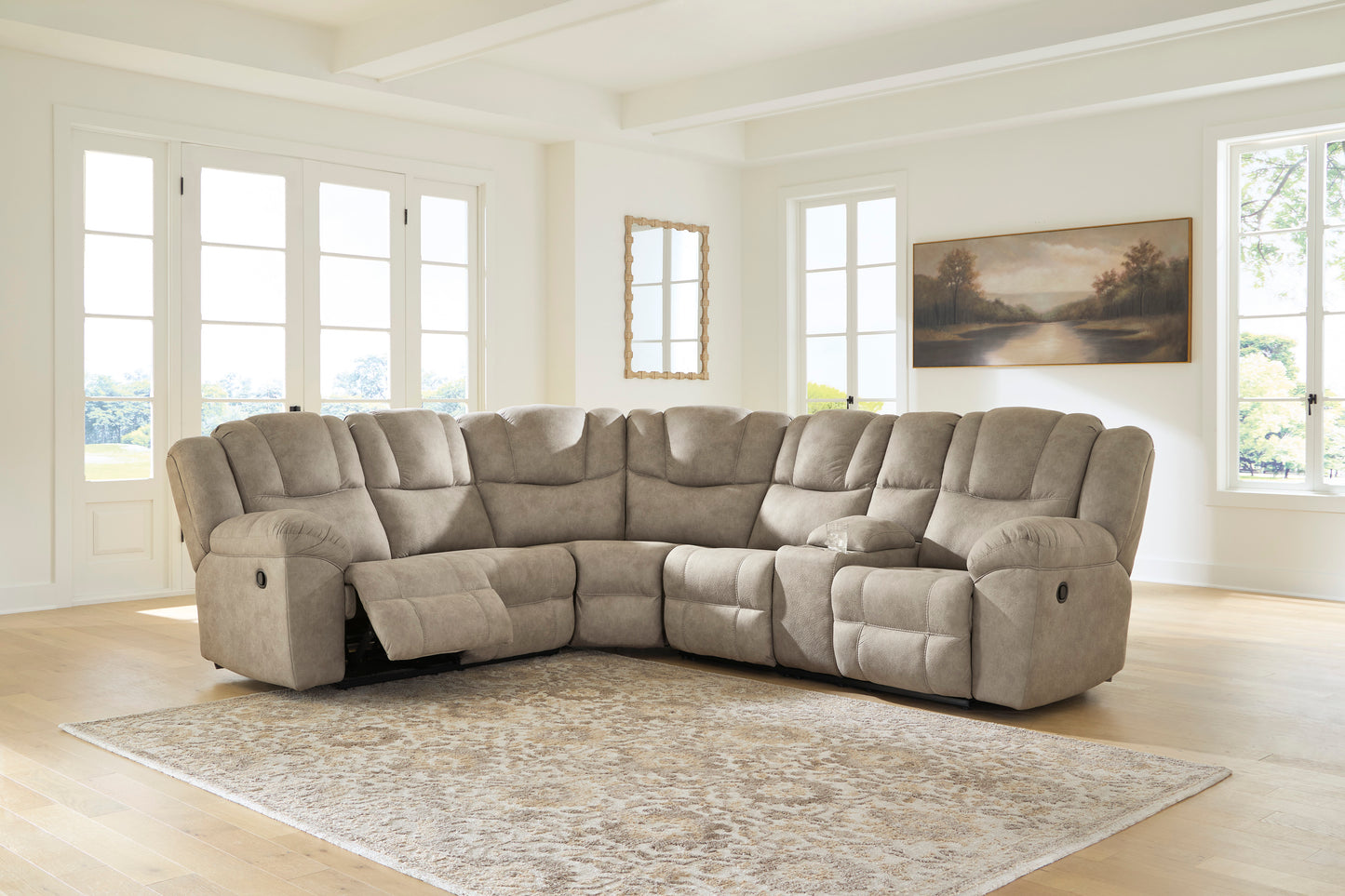 Ravenswaye 3-Piece Reclining Sectional with Console