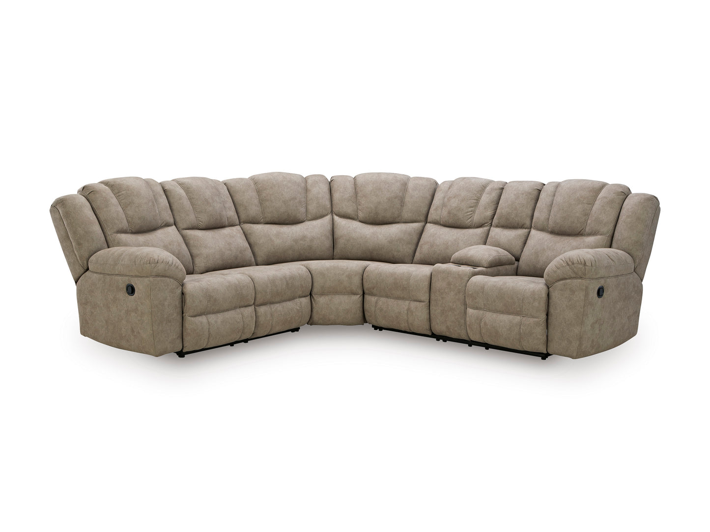 Ravenswaye 3-Piece Reclining Sectional with Console Right-Facing