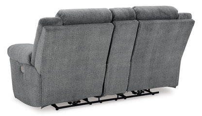 Tip-Off Power Reclining Console Loveseat