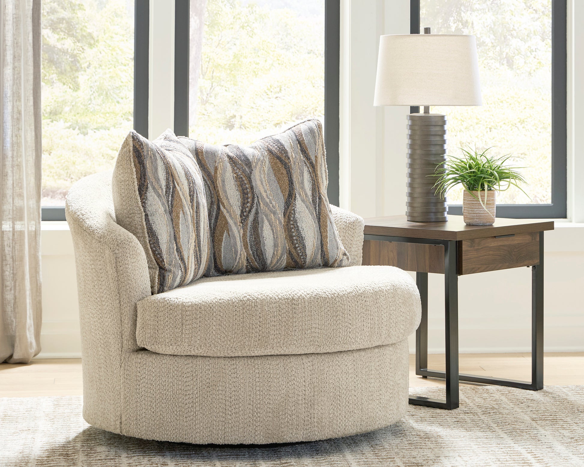 Ashley Crespino Swivel Accent Chair