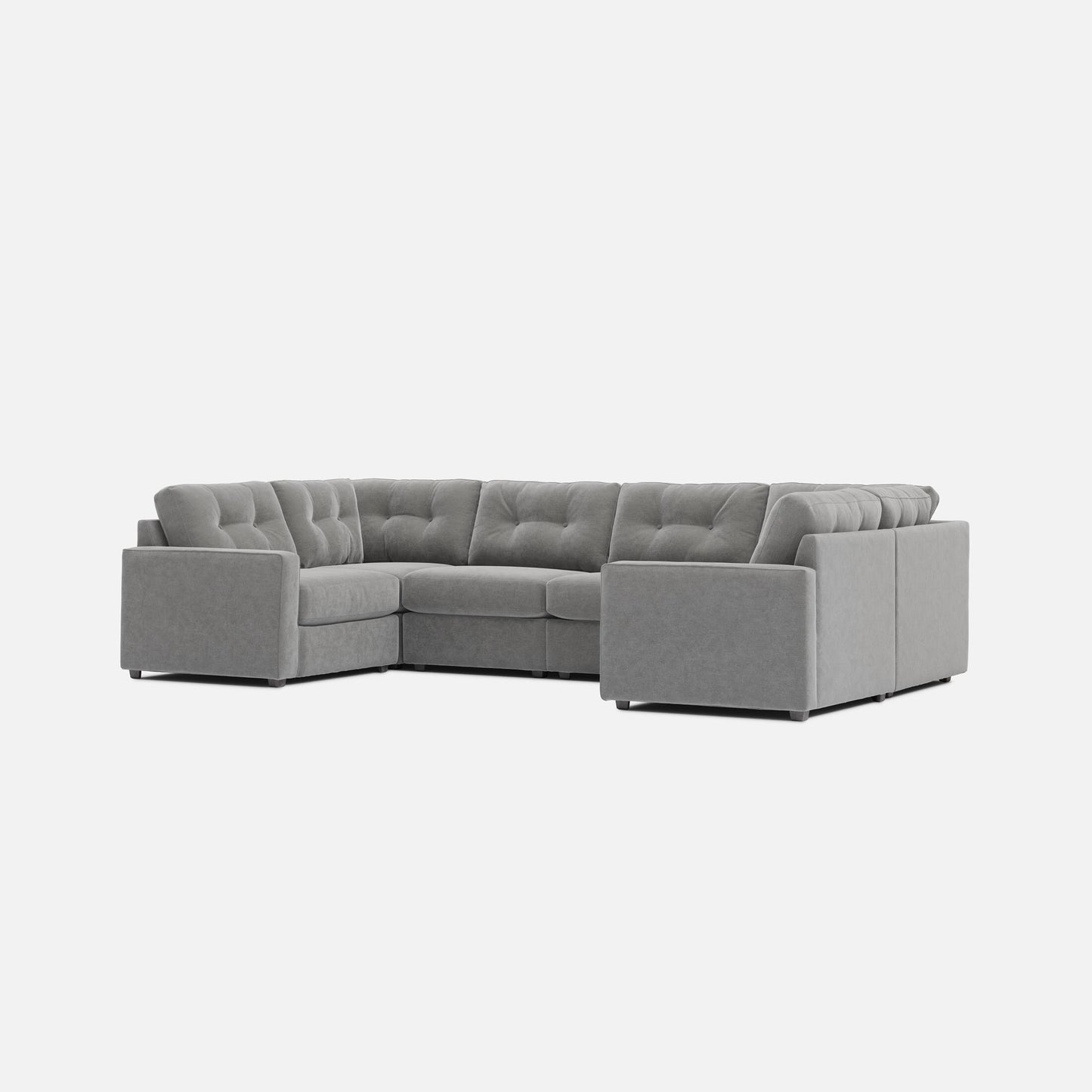 Modular One 6-Piece Sectional - Granite