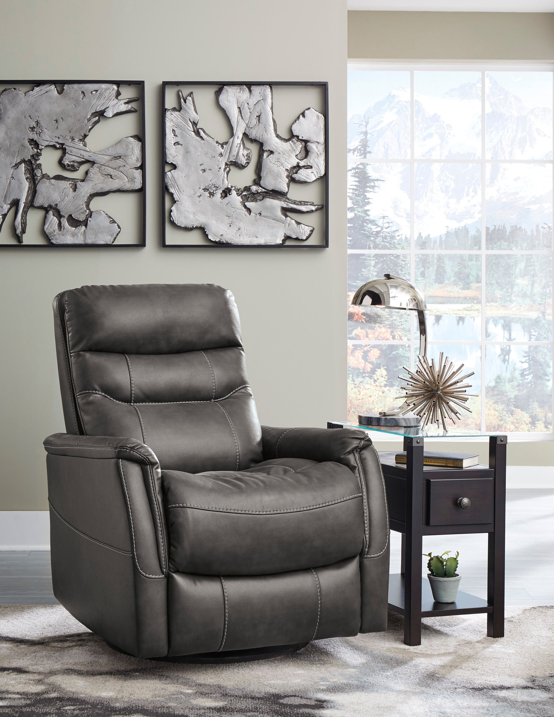 SWIVEL GLIDER RECLINER