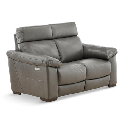 Estremo Leather Power Reclining Loveseat