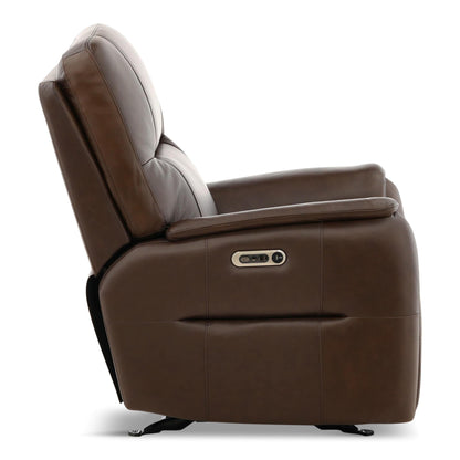 Walker Leather Gliding Power Recliner