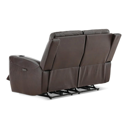 Chesapeake Leather Power Reclining Loveseat