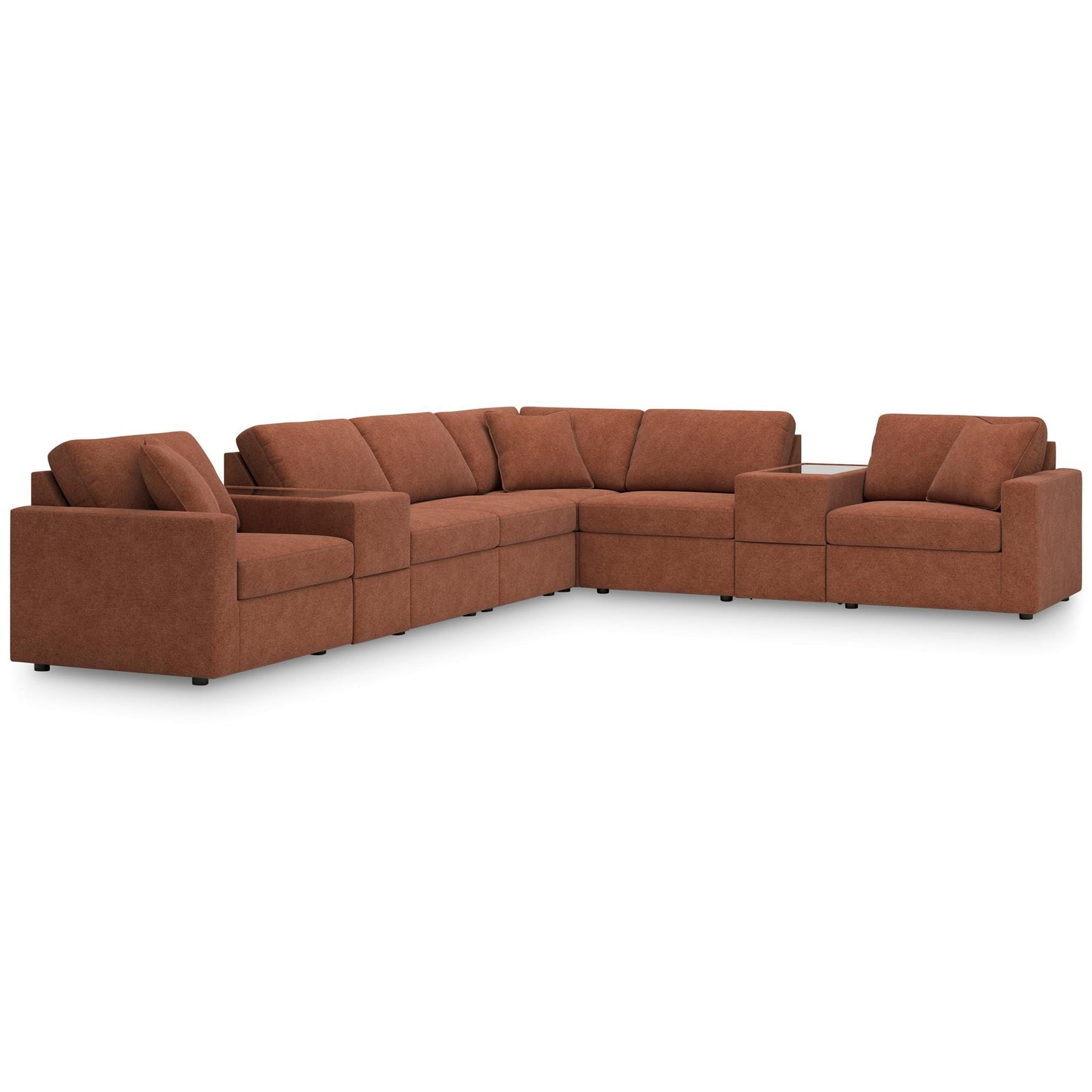 Modmax 8-Piece Sectional with Double Console