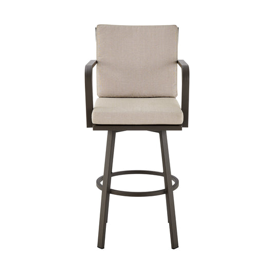 Don 26" Outdoor Patio Swivel Counter Stool