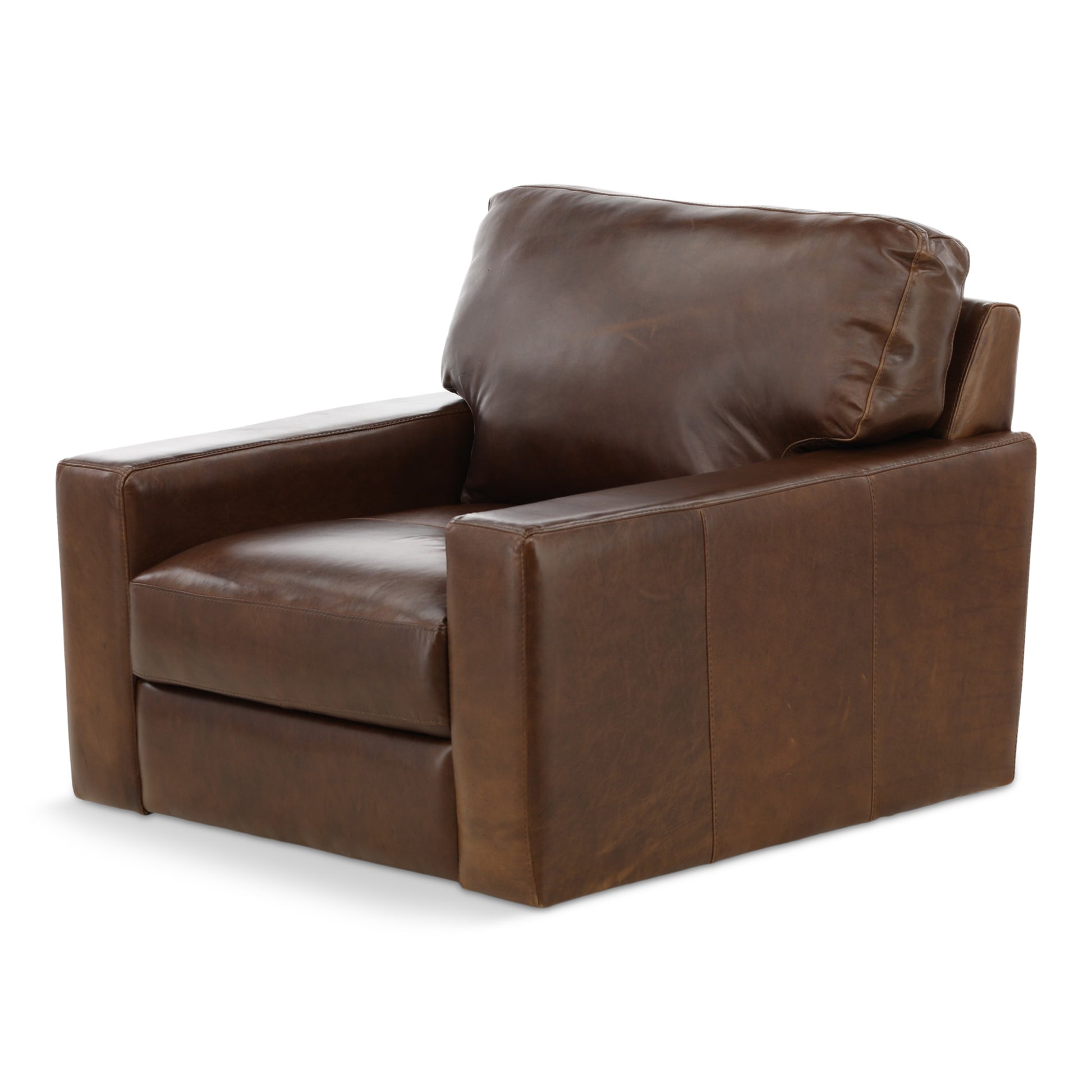 Riccardo Leather Swivel Chair