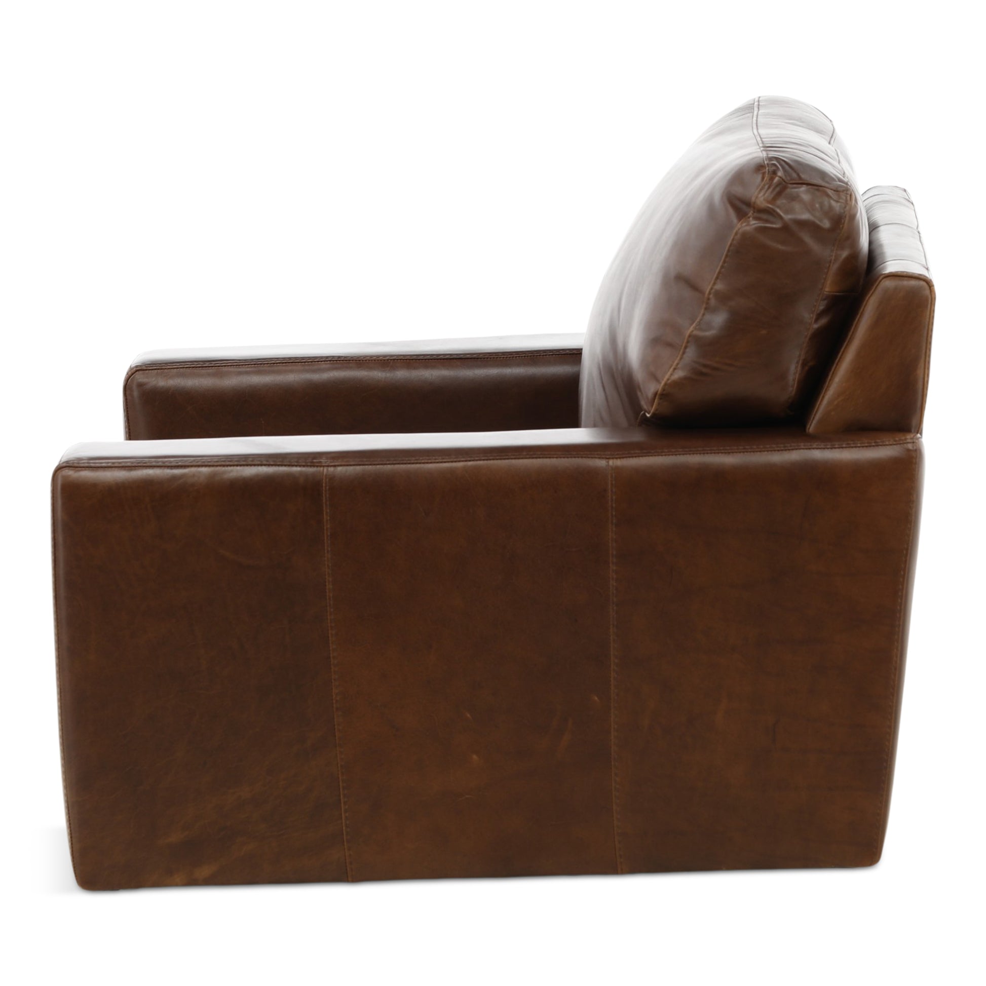 Riccardo Leather Swivel Chair