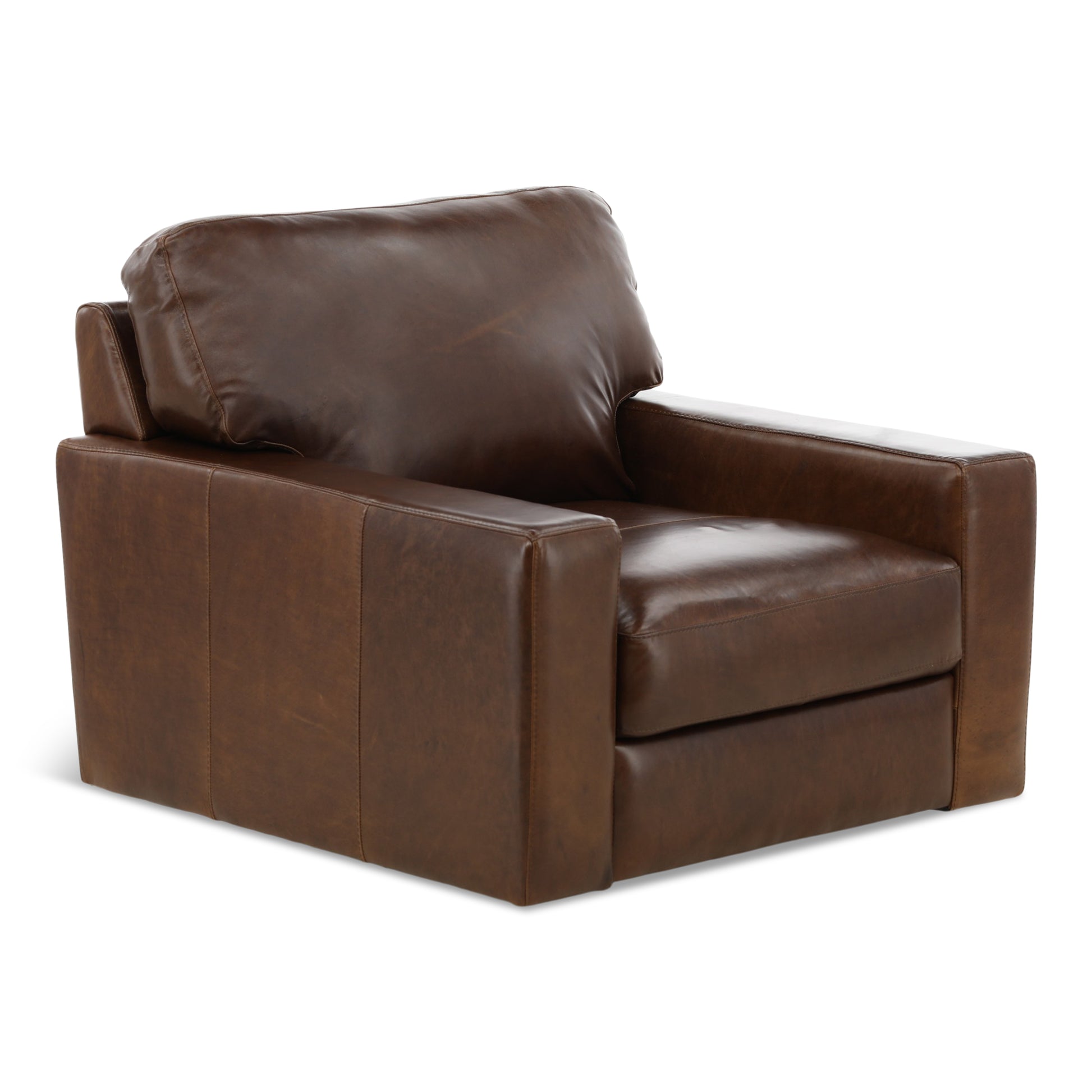 Riccardo Leather Swivel Chair