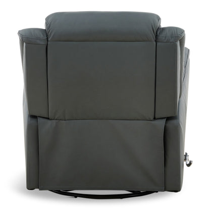 Zane Leather Swivel Glider Recliner