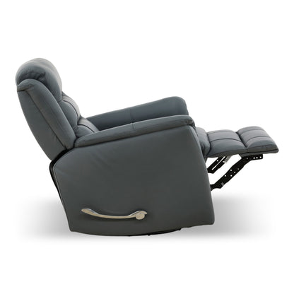 Zane Leather Swivel Glider Recliner