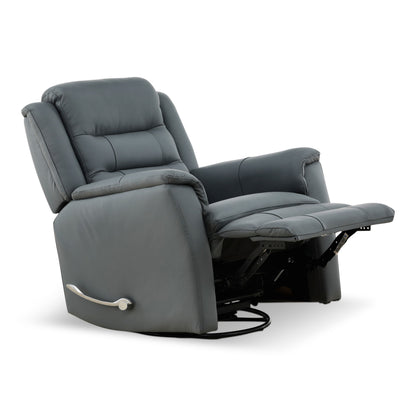Zane Leather Swivel Glider Recliner