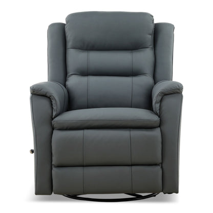 Zane Leather Swivel Glider Recliner