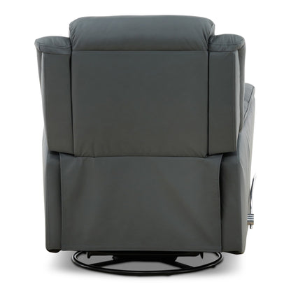 Zane Leather Swivel Glider Recliner