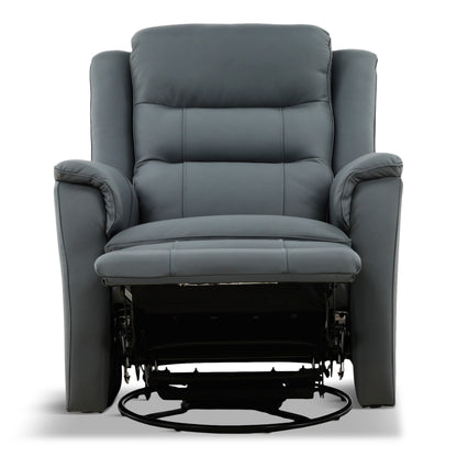 Zane Leather Swivel Glider Recliner