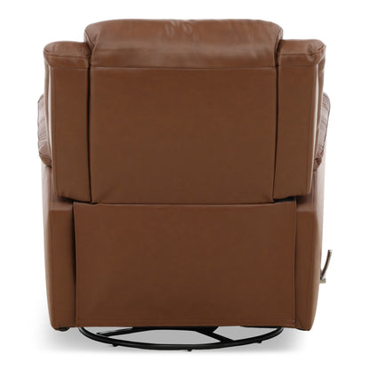 Zane Leather Swivel Glider Recliner