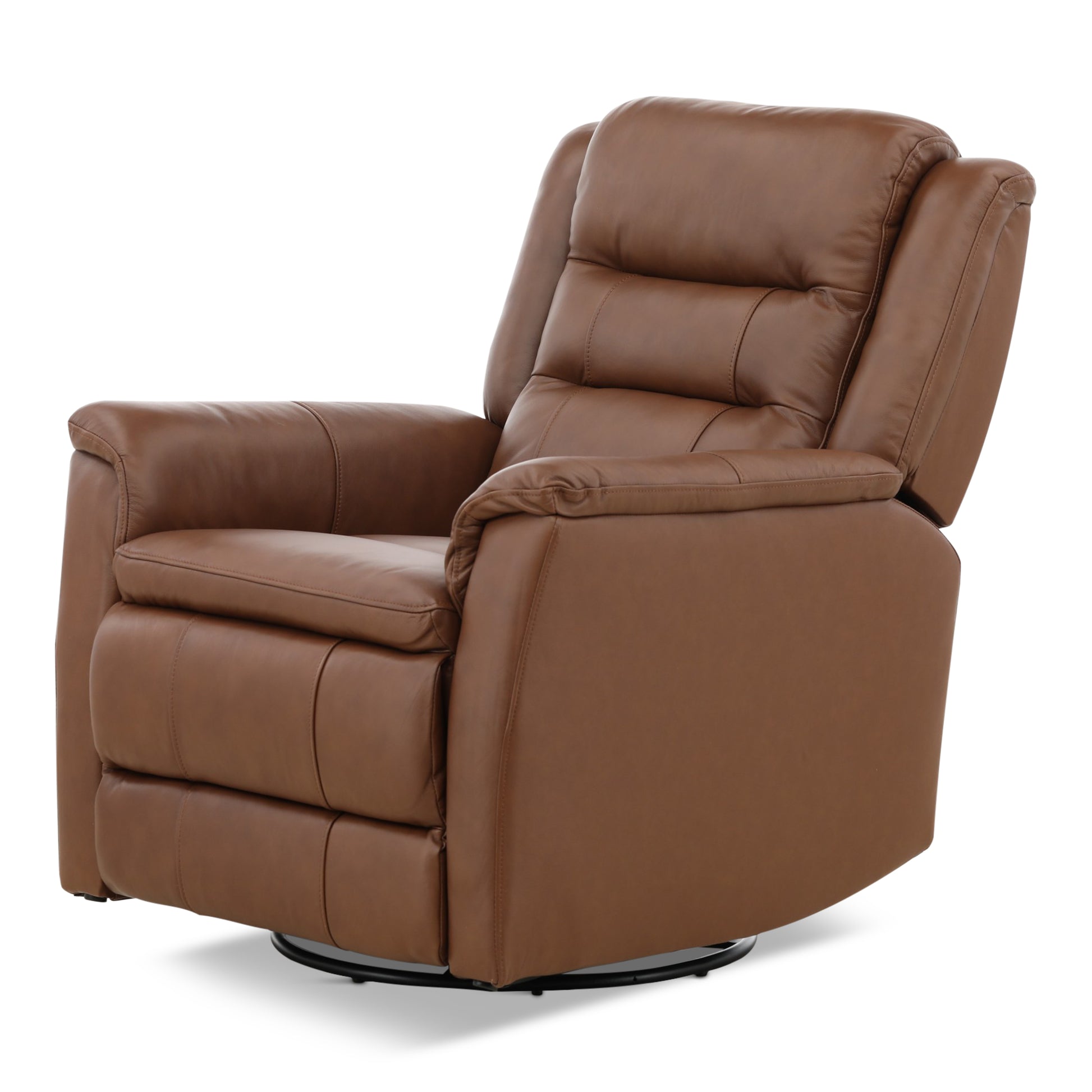 Zane Leather Swivel Glider Recliner