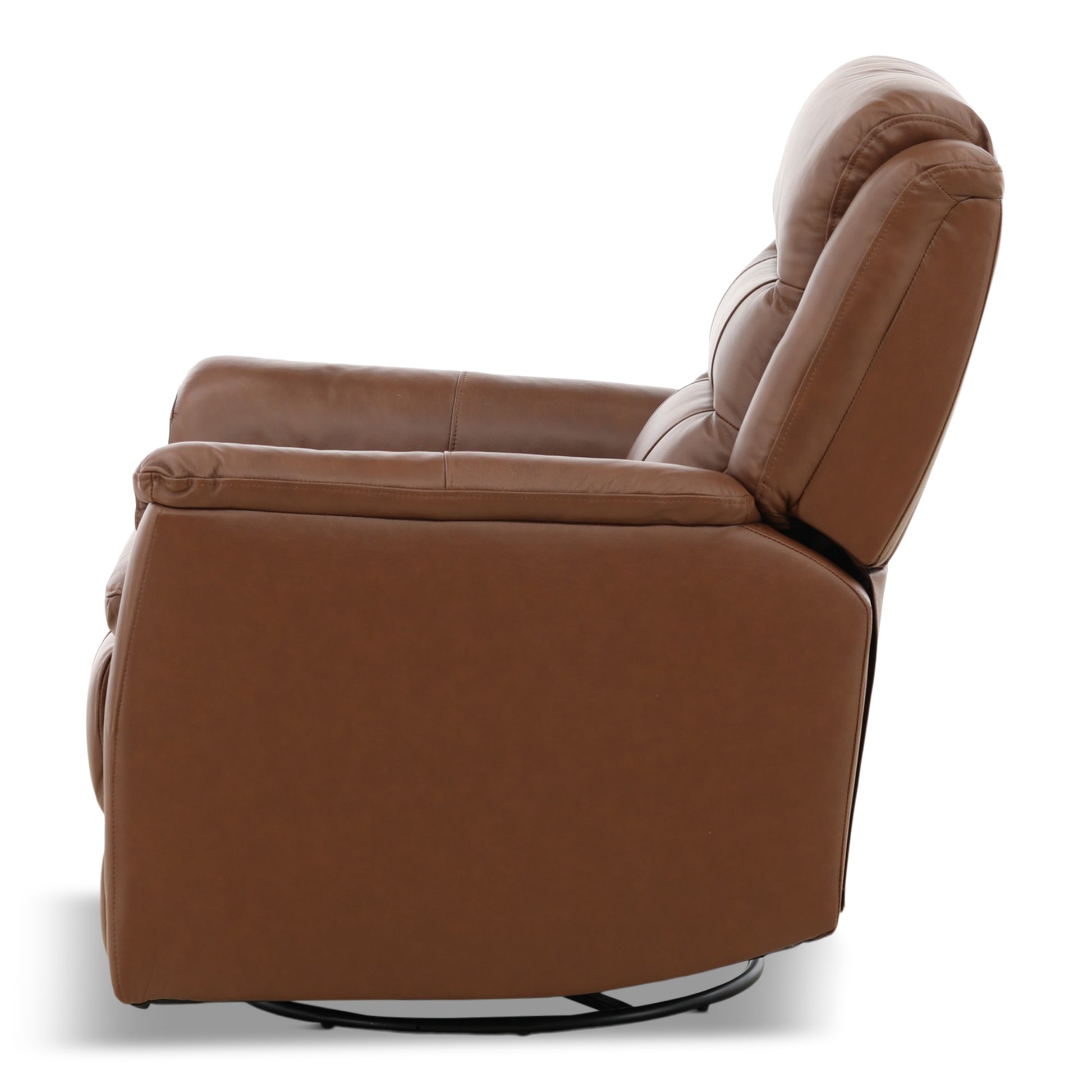Zane Leather Swivel Glider Recliner