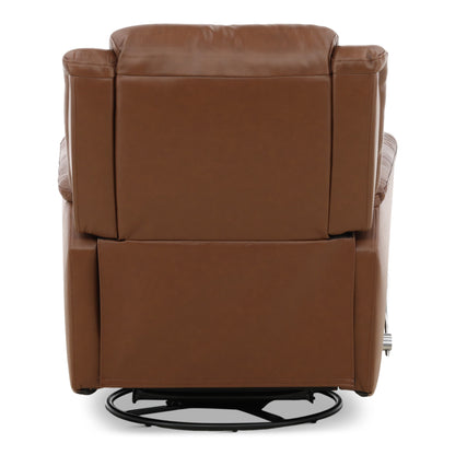 Zane Leather Swivel Glider Recliner