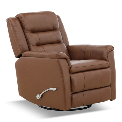 Zane Leather Swivel Glider Recliner