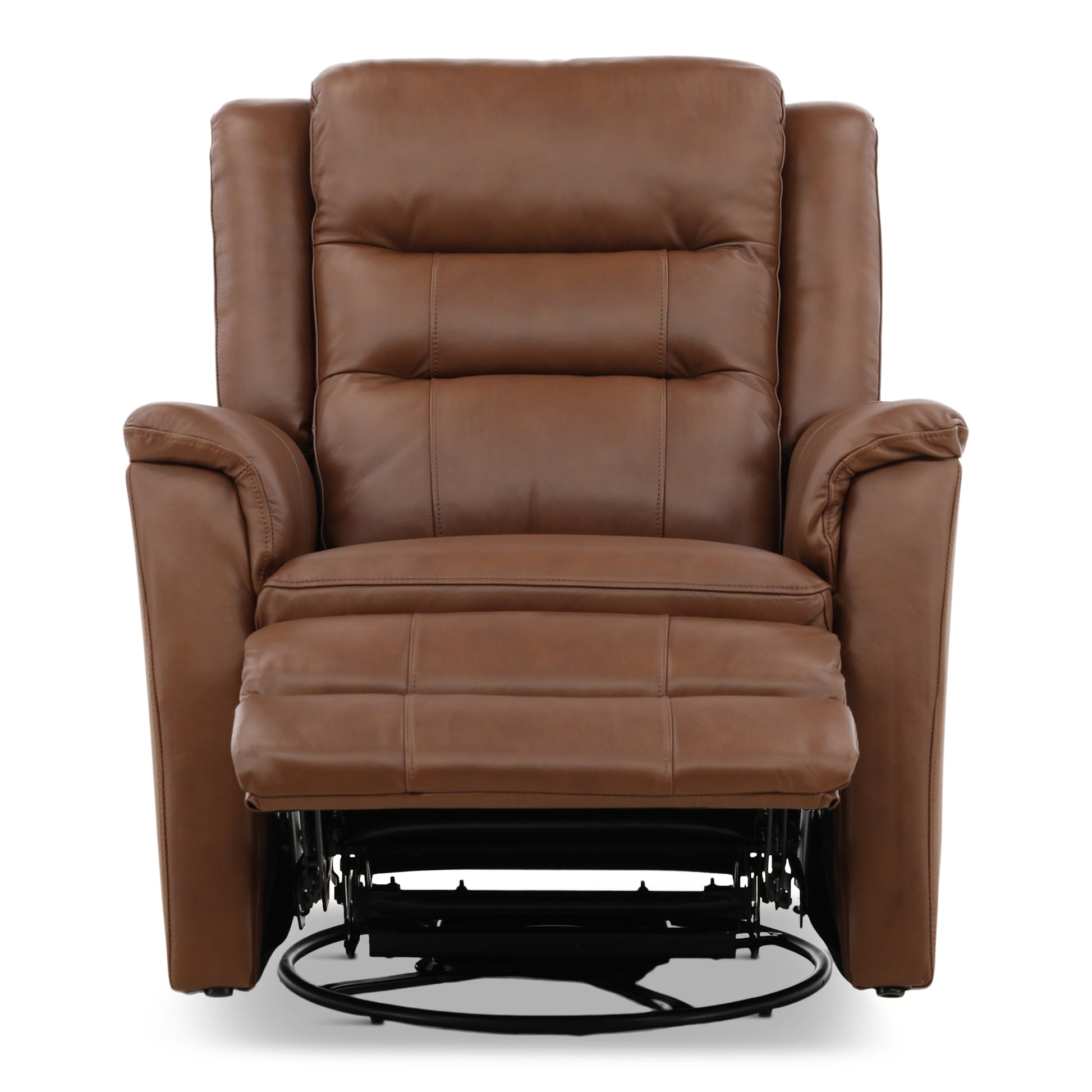 Zane Leather Swivel Glider Recliner