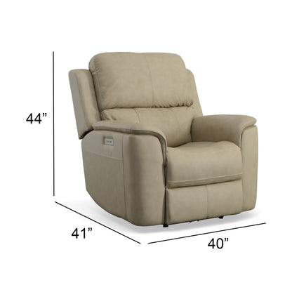 Carmen Leather Power Recliner