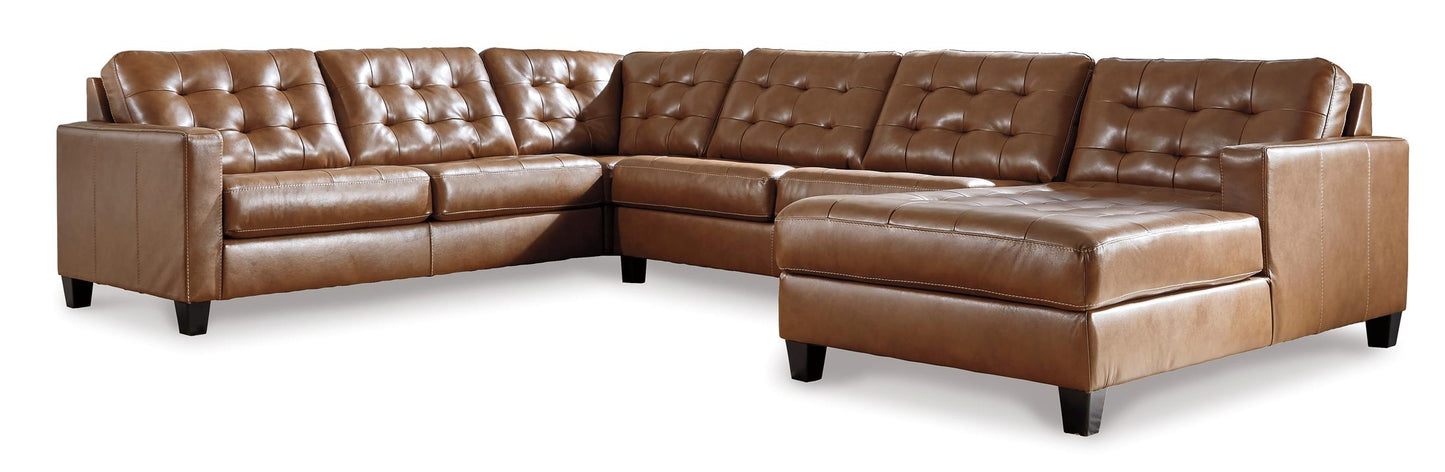 Baskove 4-Piece Sectional with Chaise