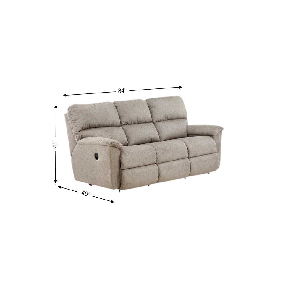La-Z-Boy Brooks Reclining Sofa – Levin Furniture La-Z-Boy Brooks Reclining Sofa – Levin Furniture