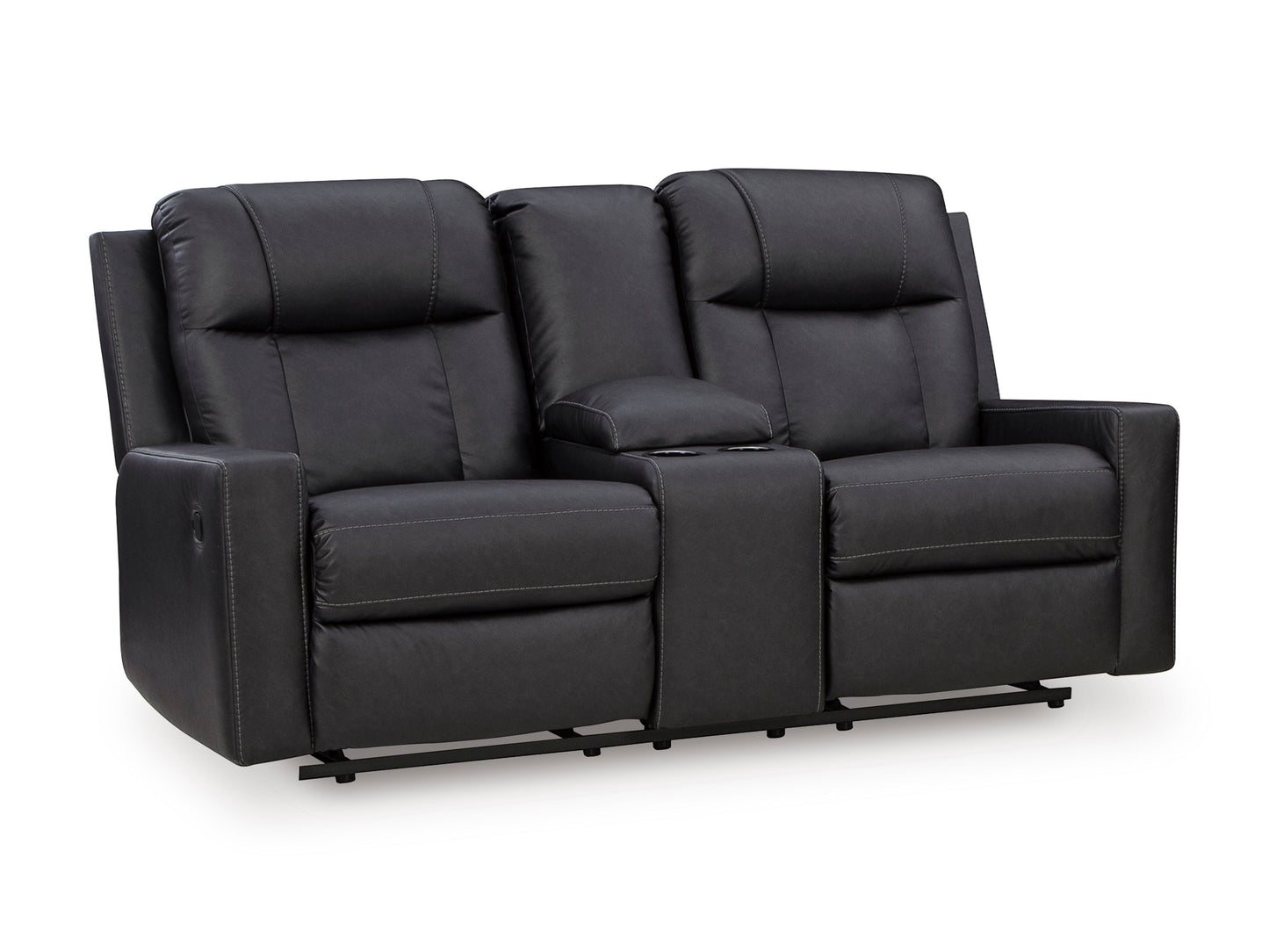 Mackmenville Double Reclining Console Loveseat