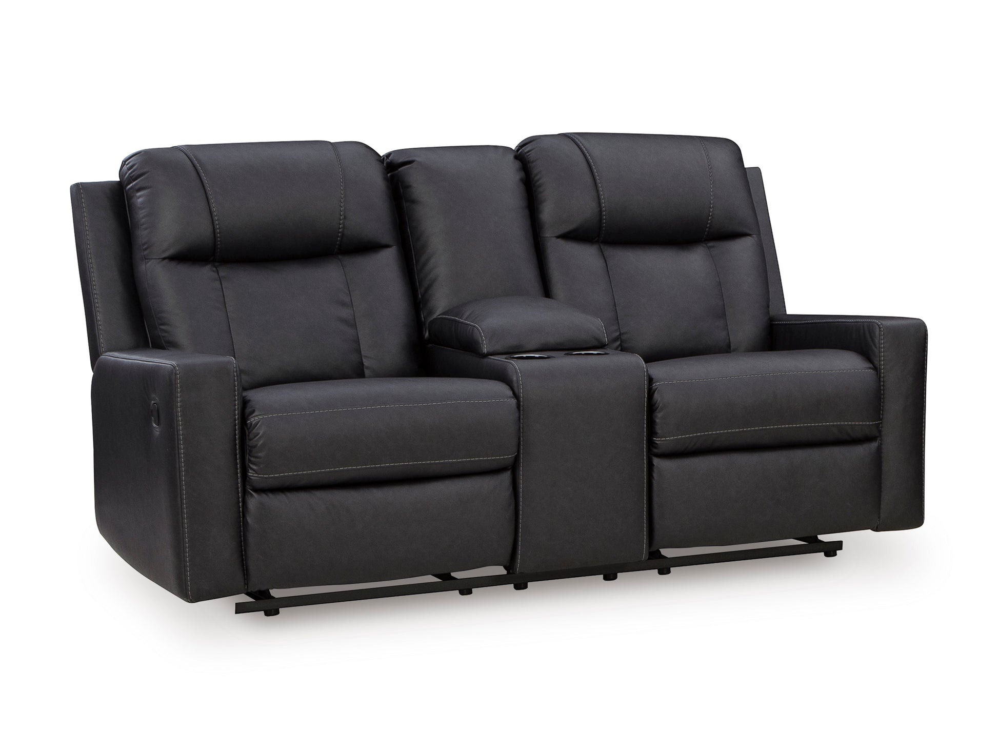 Mackmenville Double Reclining Console Loveseat