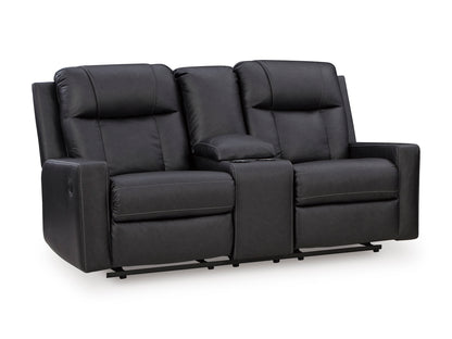 Mackmenville Double Reclining Console Loveseat