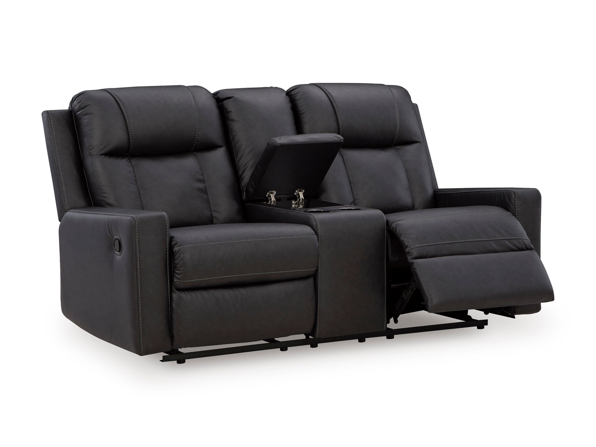 Mackmenville Double Reclining Console Loveseat