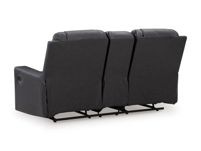 Mackmenville Double Reclining Console Loveseat