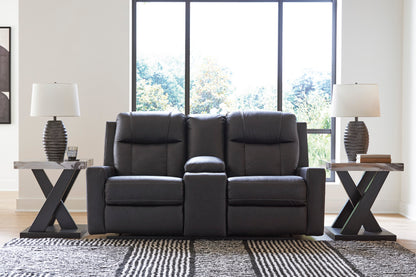 Mackmenville Double Reclining Console Loveseat