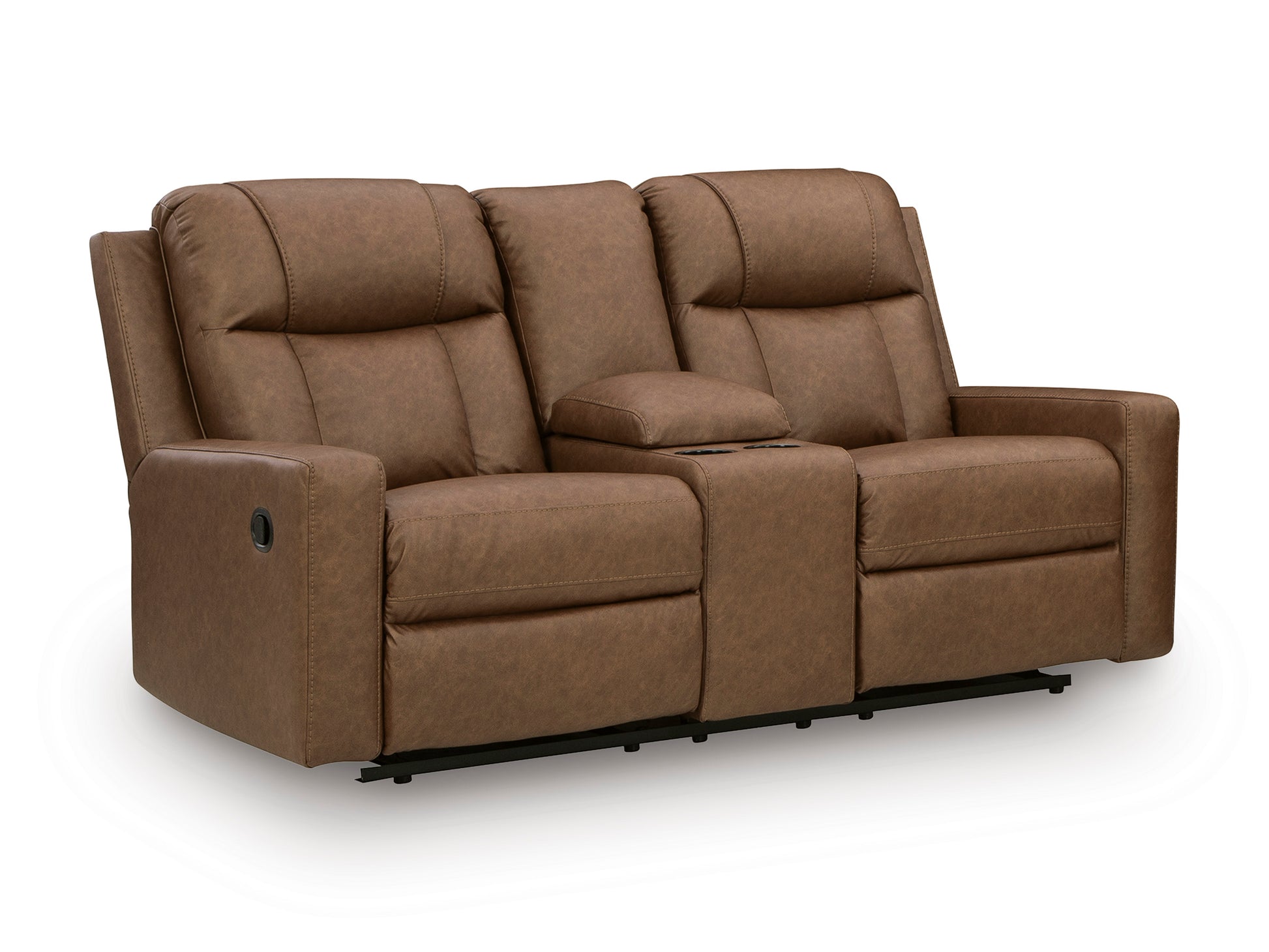 Mackmenville Double Reclining Console Loveseat