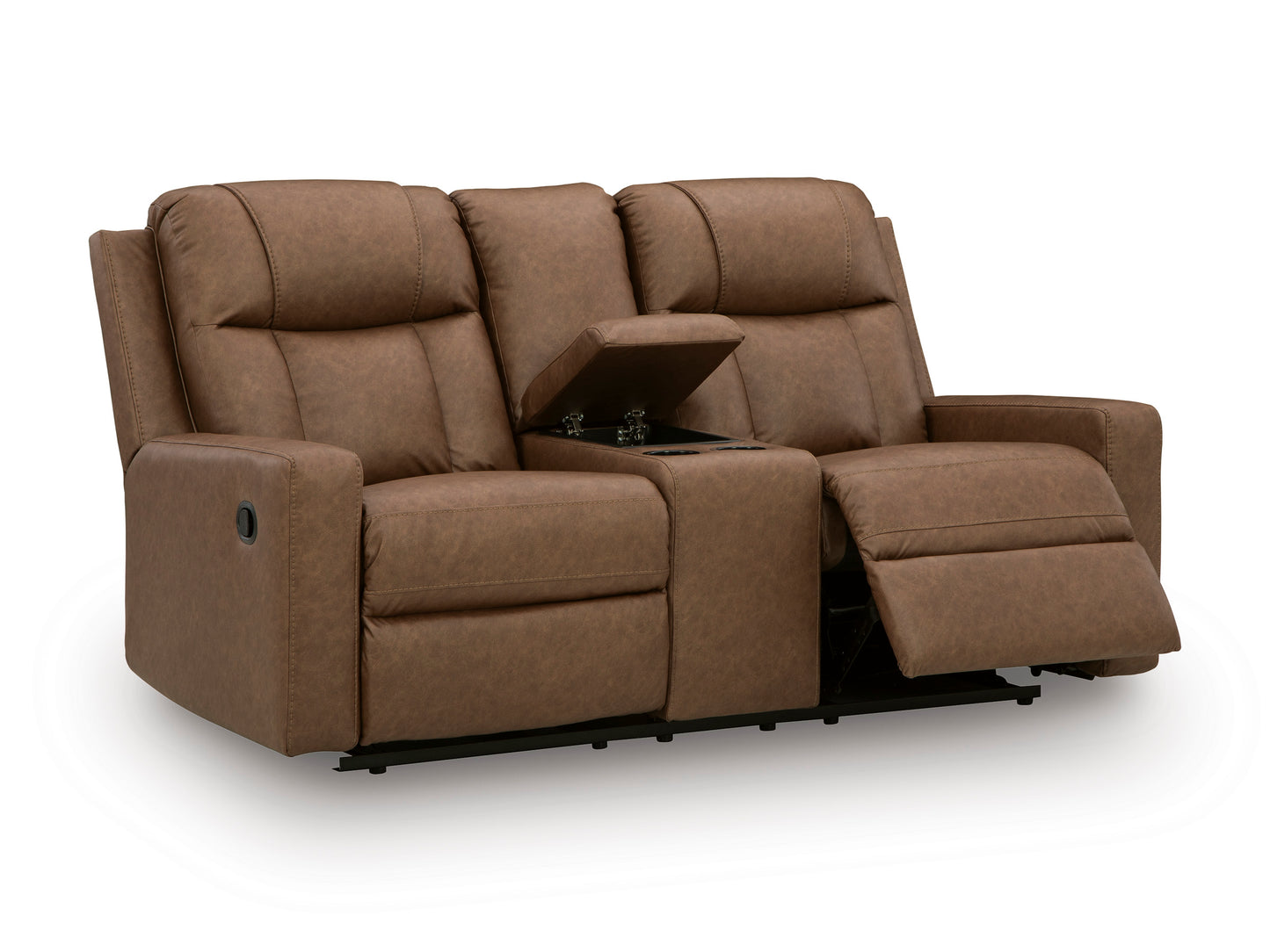 Mackmenville Double Reclining Console Loveseat