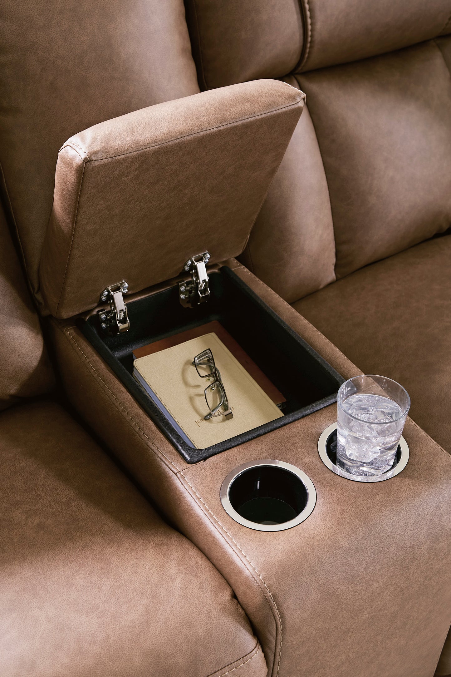 Mackmenville Double Reclining Console Loveseat
