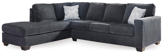 Altari 2-Piece Slate Sleeper Sectional with Chaise