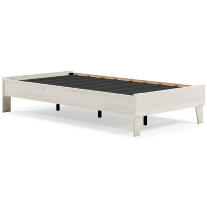 Ashley Socalle Platform Bed Twin Light Natural